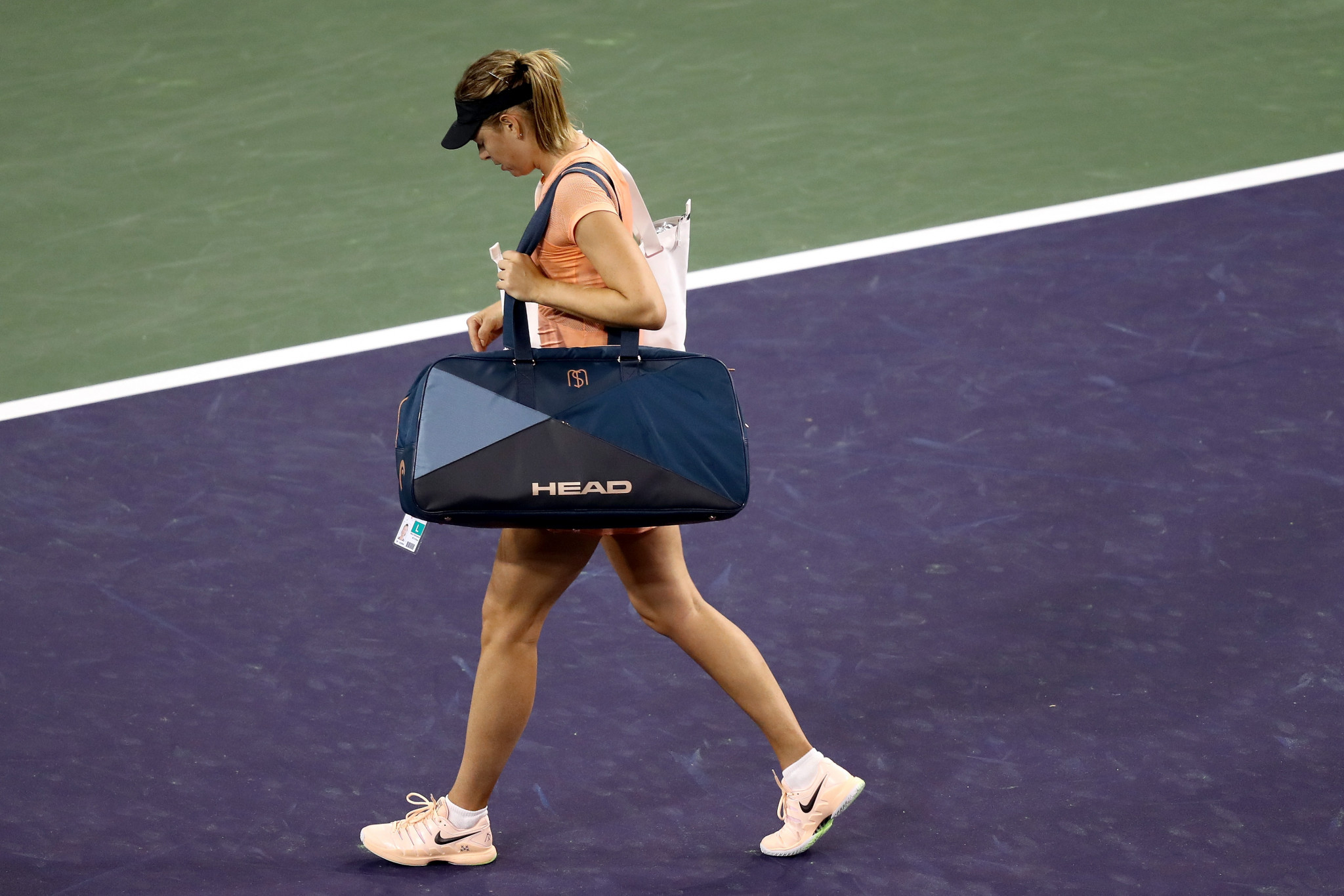 Sharapova suffers second straight opening round loss at Indian Wells Masters