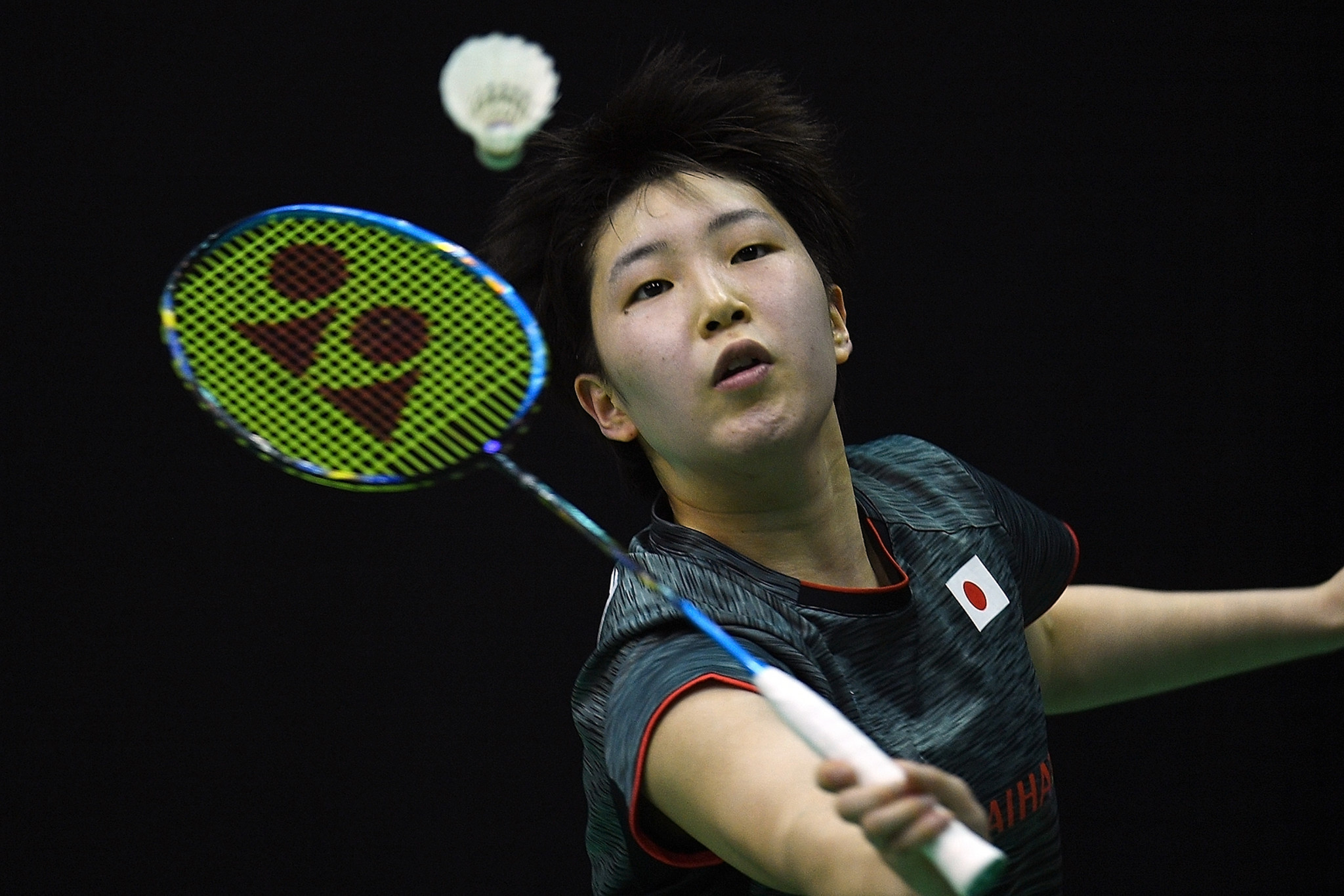 Akane Yamaguchi survived a scare to advance ©Getty Images